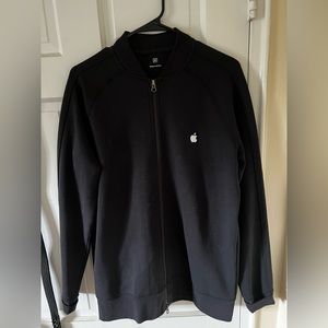Apple Black zip up Apple jacket